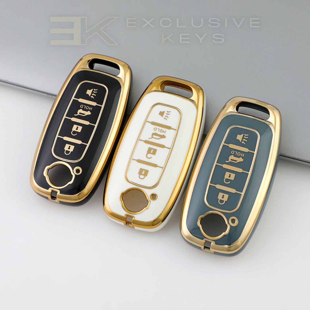 Custodia per smart key Nissan – 4 pulsanti (Apertura bagagliaio – HOLD)