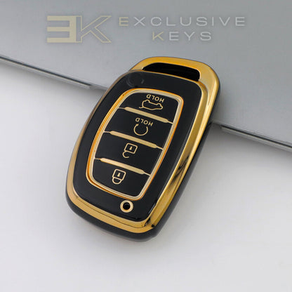 Custodia per smart key Hyundai – 4 pulsanti (Avviamento remoto + bagagliaio)