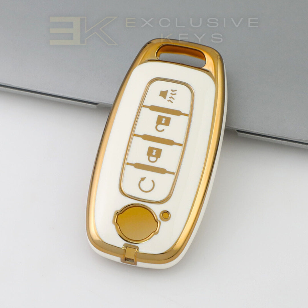 Custodia per smart key Nissan – 4 pulsanti (Avviamento remoto)