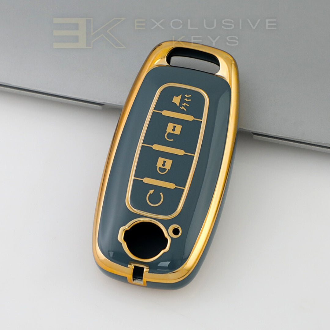 Custodia per smart key Nissan – 4 pulsanti (Avviamento remoto)