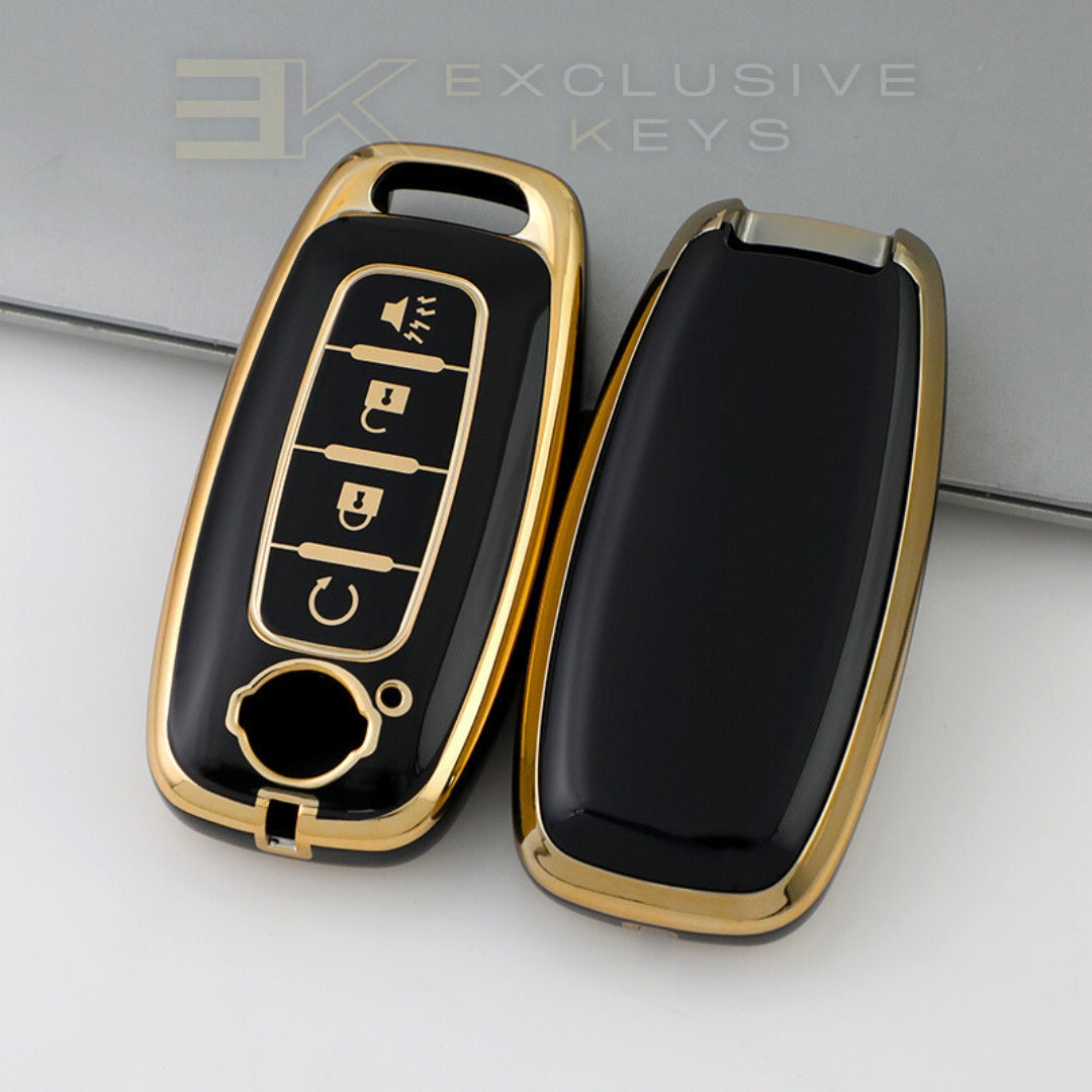 Custodia per smart key Nissan – 4 pulsanti (Avviamento remoto)