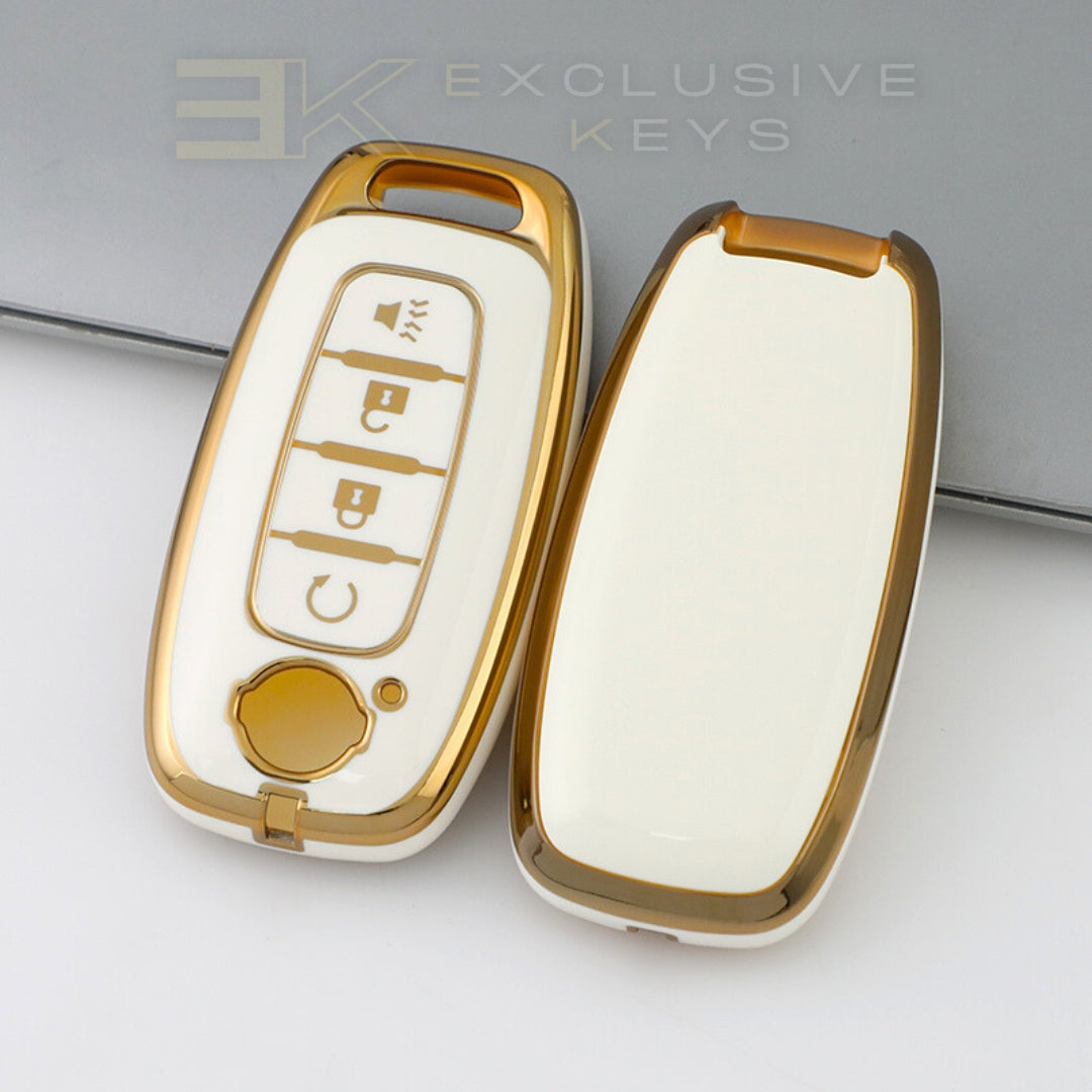 Custodia per smart key Nissan – 4 pulsanti (Avviamento remoto)