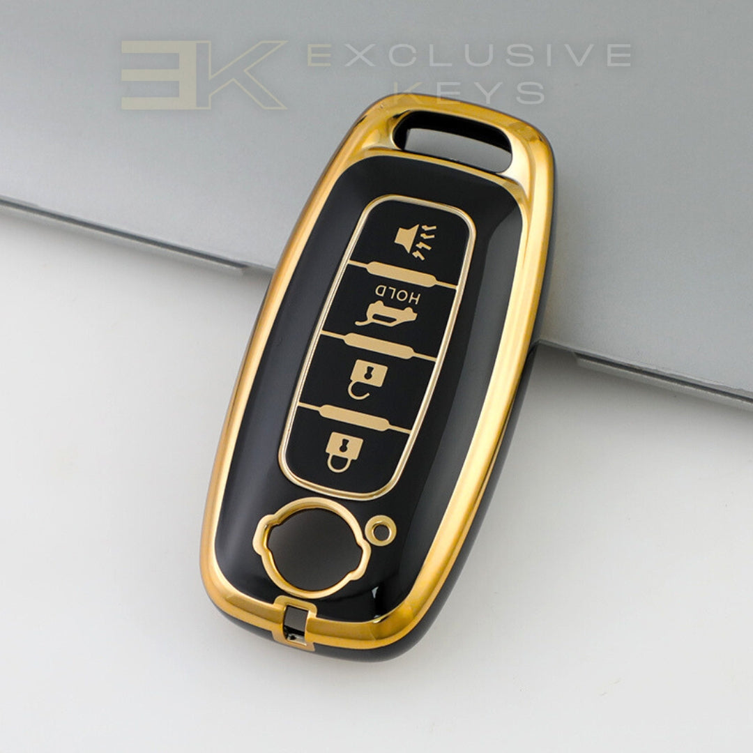 Custodia per smart key Nissan – 4 pulsanti (Apertura bagagliaio – HOLD)