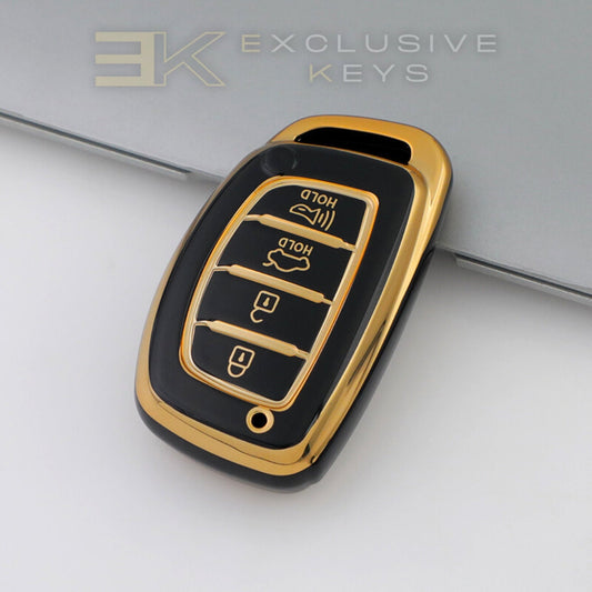 Custodia per smart key Hyundai – 4 pulsanti (Bagagliaio + Allarme)