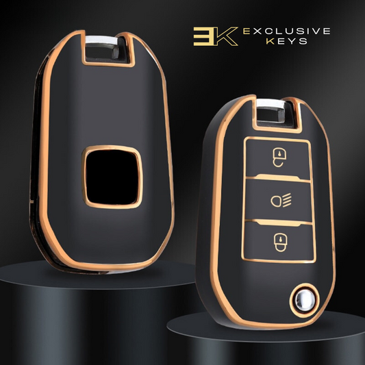 Custodia per Peugeot 208, 3008, 308, 508, 408, 2008, 307, 4008 (Pulsanti luci)