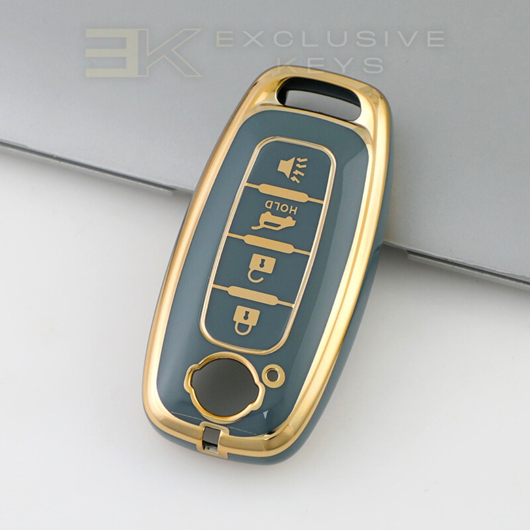 Custodia per smart key Nissan – 4 pulsanti (Apertura bagagliaio – HOLD)