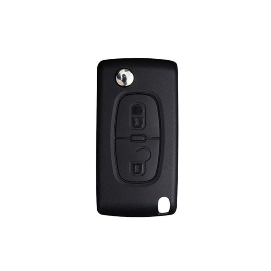 Custodia per Peugeot 107, 207, 307, 308, 407, 607, 3008, 5008 (2 Pulsanti)
