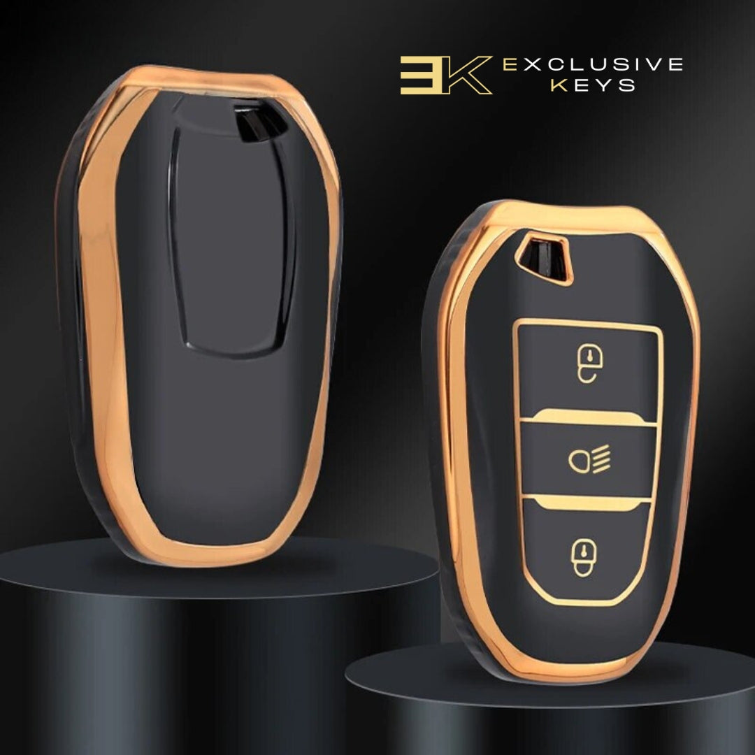Custodia per Peugeot 208, 308, 408, 508, 2008, 3008, 4008, 5008 (Pulsanti luci)