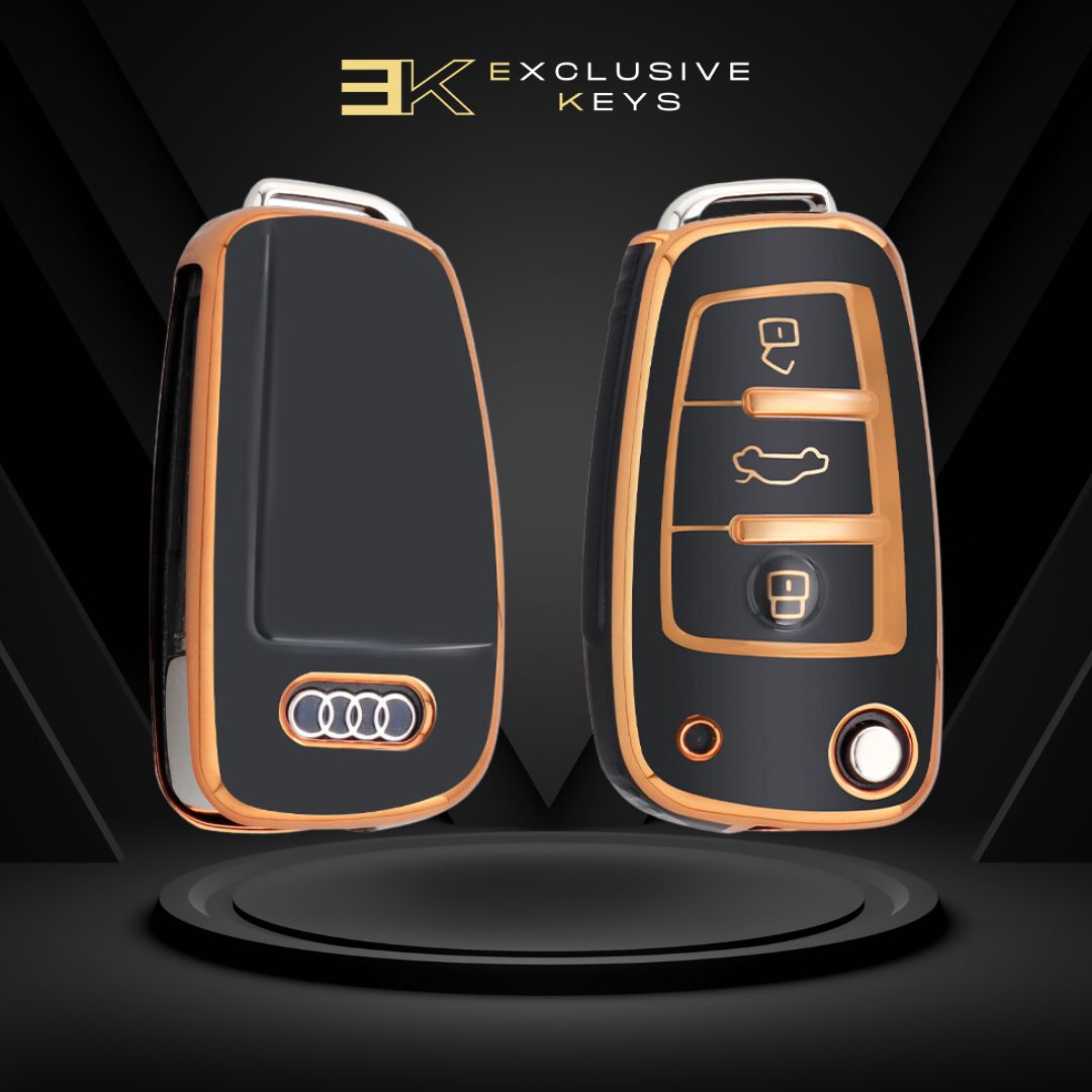 Audi A1, A3, A4, A5, B6, B7, A6, A7, C5, C6, 4F, Q3, Q5, Q7, Q8, TT, S3, S4, S6, RS için kılıf 