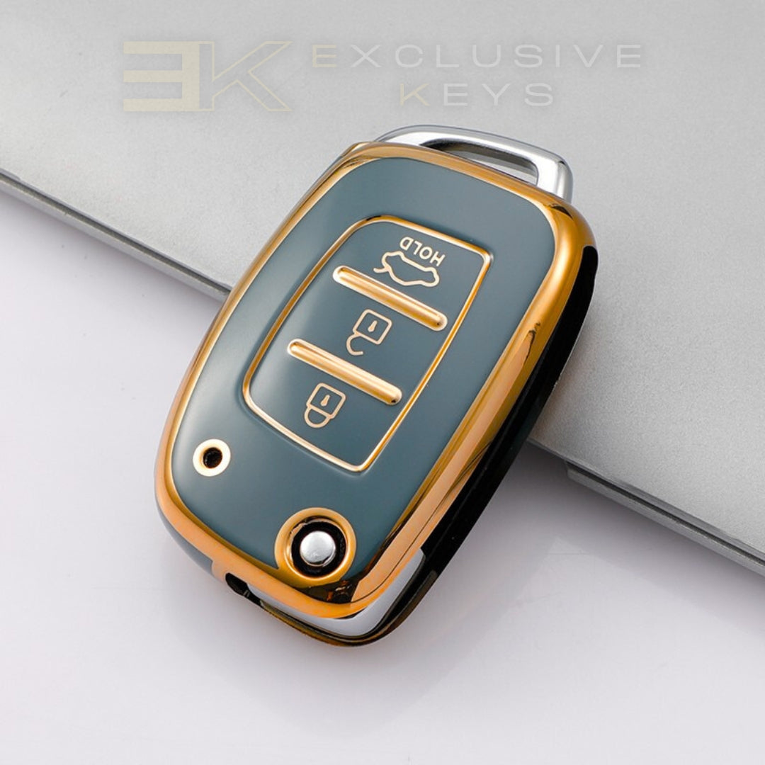 Custodia per chiave Hyundai – 3 pulsanti (Bagagliaio HOLD – pulsante inferiore)