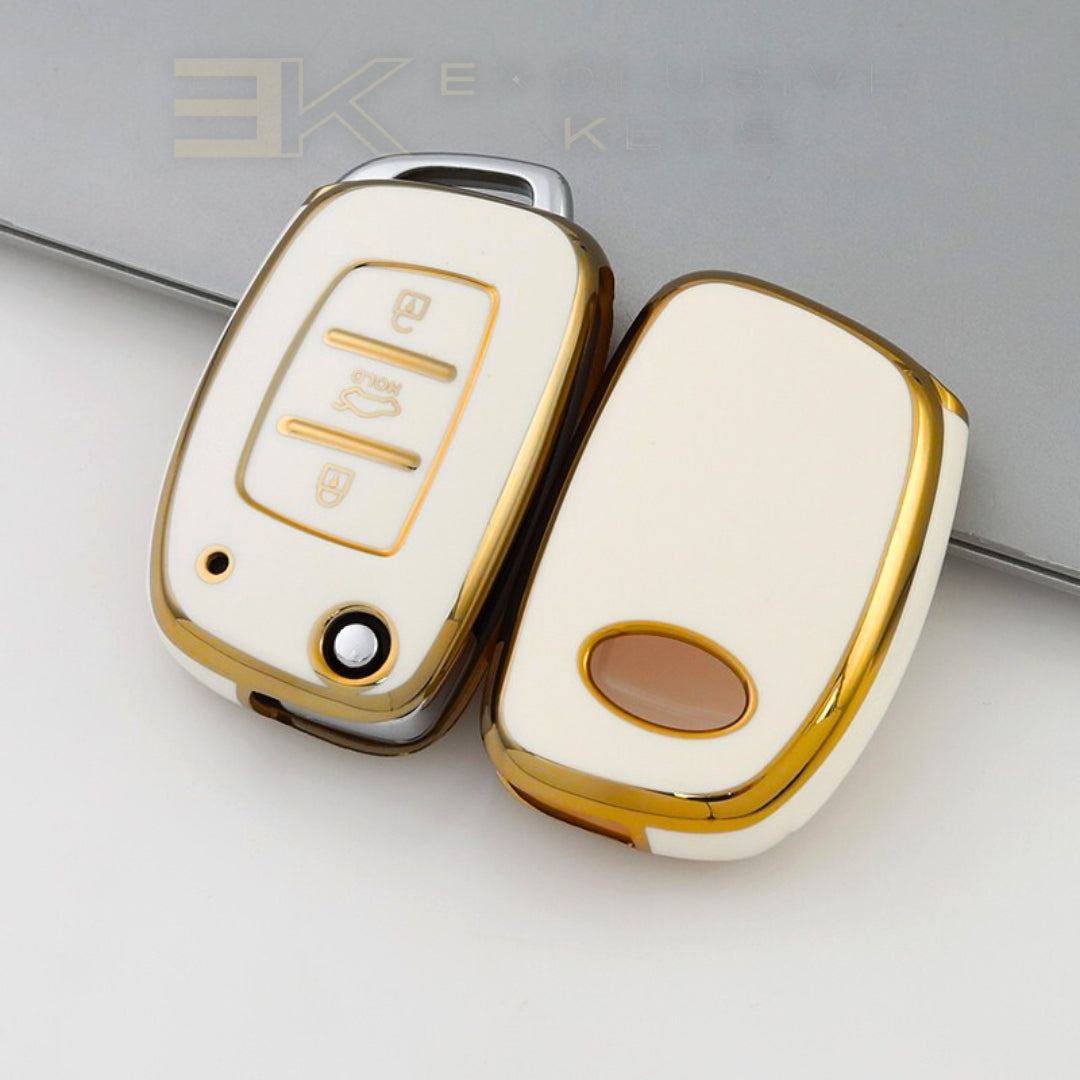 Custodia per chiave Hyundai – 3 pulsanti (Bagagliaio HOLD – pulsante centrale)