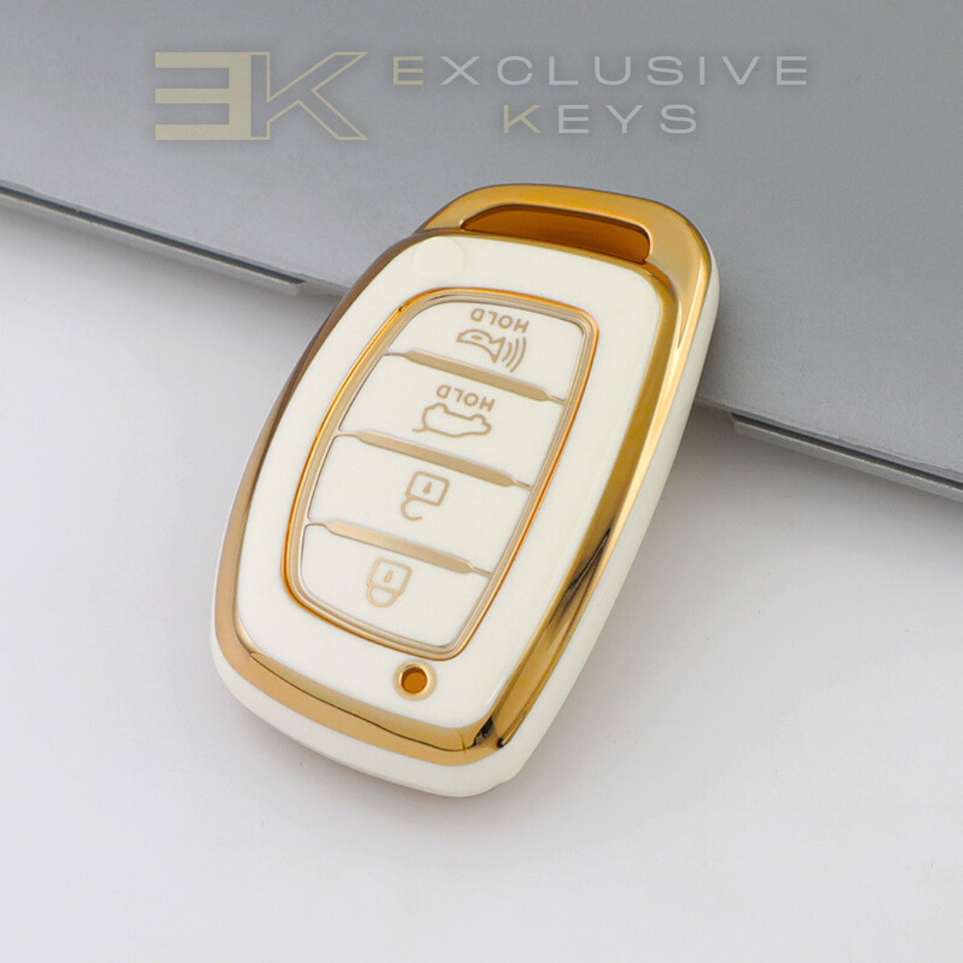 Custodia per smart key Hyundai – 4 pulsanti (Bagagliaio + Allarme)