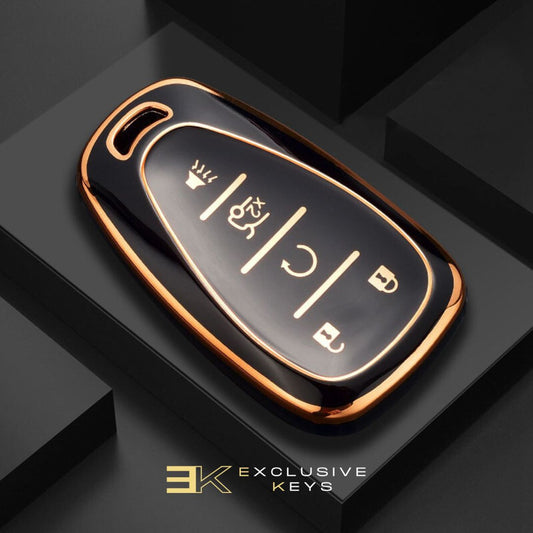 Custodia Per Chevrolet Chevy, Camaro, Cruze, Malibu, Sonic, Volt, Tracker, Spark, Bolt y Trax (5 Pulsanti)