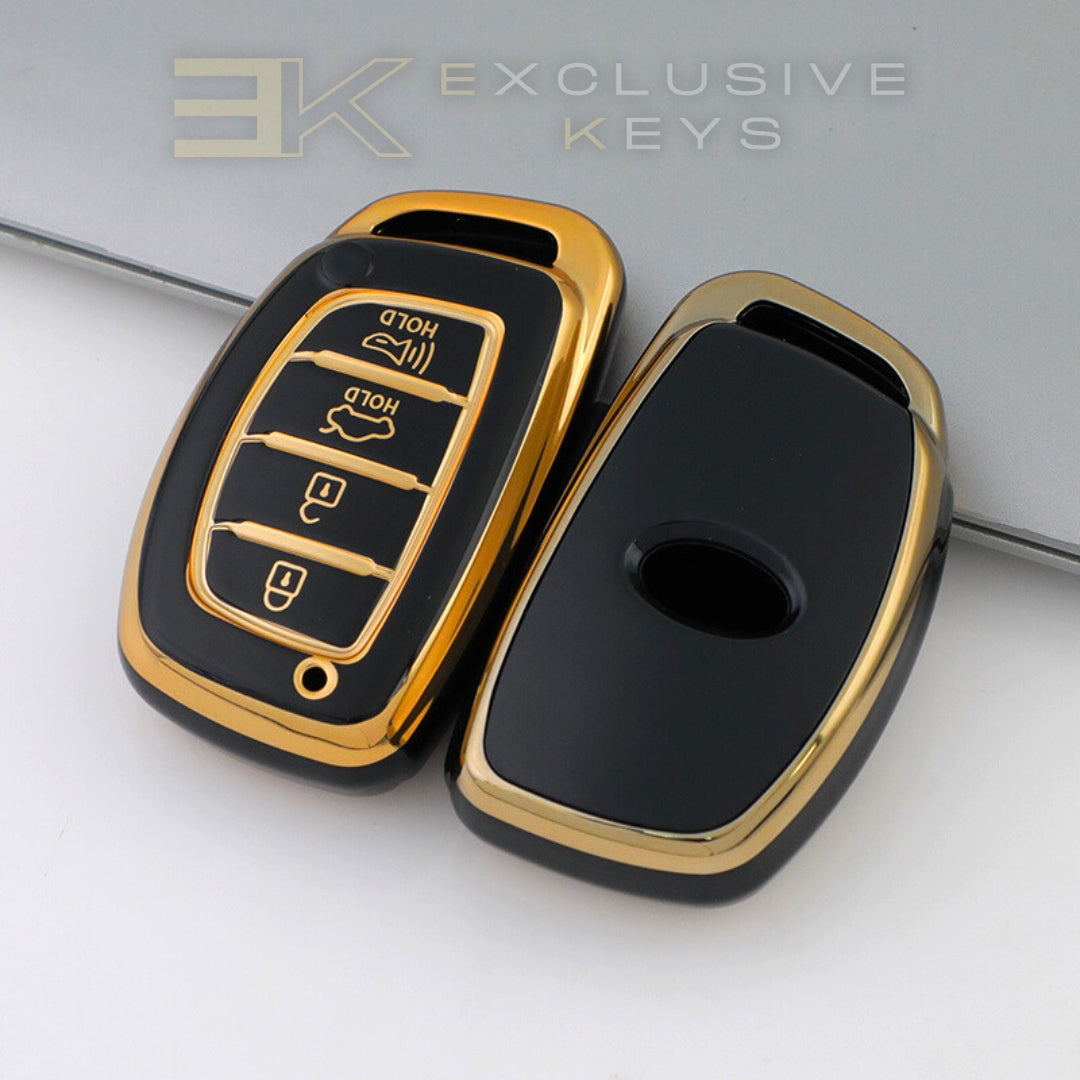 Custodia per smart key Hyundai – 4 pulsanti (Bagagliaio + Allarme)