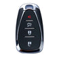 Custodia per Chevrolet Chevy, Camaro, Cruze, Malibu, Sonic, Volt, Tracker, Spark, Bolt e Trax (4 pulsanti)