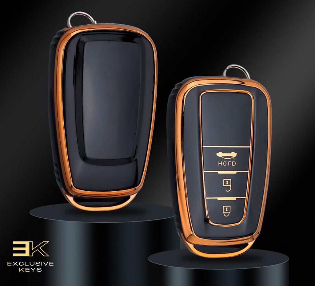 Θήκη για Toyota Corolla, Prius, Camry, CHR, C-HR, RAV4, Altis, Land Cruiser και Prado (3 κουμπιά) 