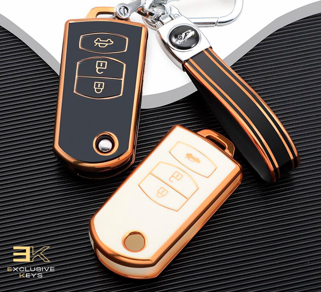 Custodia per Mazda 3, 5, 6, Series M6, RX8 e MX5 (3 Pulsanti)