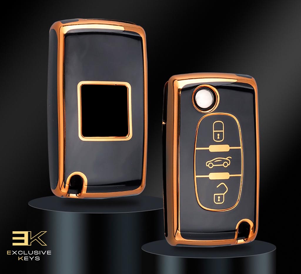 Θήκη για Citroën (3 κουμπιά) Xsara, Picasso, C5, C6, C8 